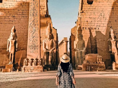 Luxor ancient temple site